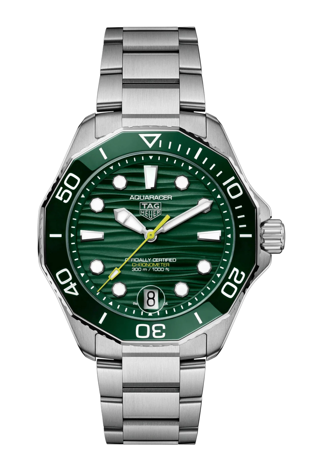 TAG Heuer Aquaracer Professional 300 Date 42mm Green Dial Men's Watch